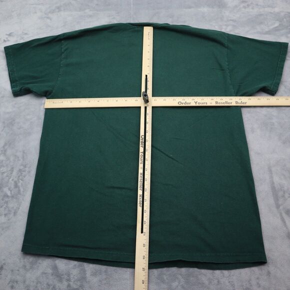 Grandpa Callan Co Shirt Mens L Green Short Sleeve Crew Neck Preshrunk Tee - Picture 4 of 16